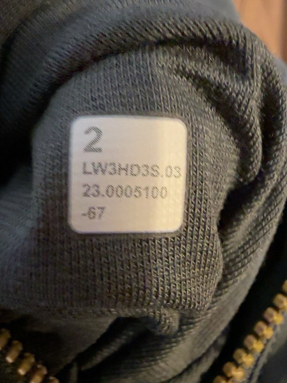 Lululemon Teal Gold Zip Full Zip Jacket Size 2 Like New - Picture 5 of 7